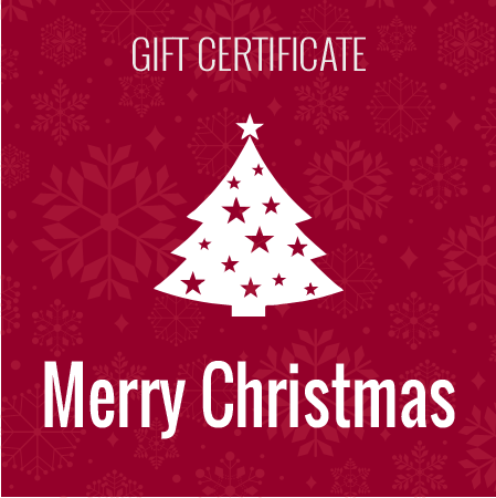 Merry Christmas - Gift Certificate